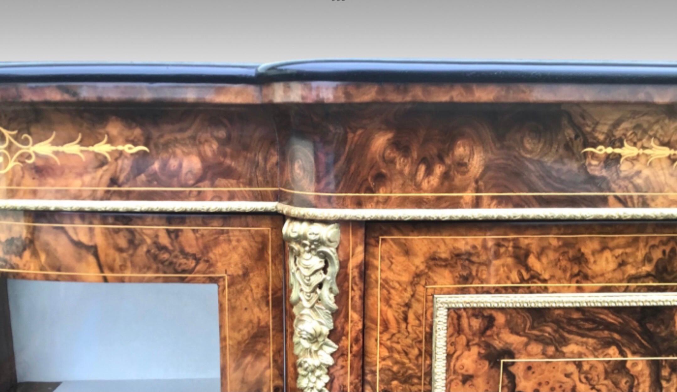 Victorian Antique Credenza Cabinet Sideboard