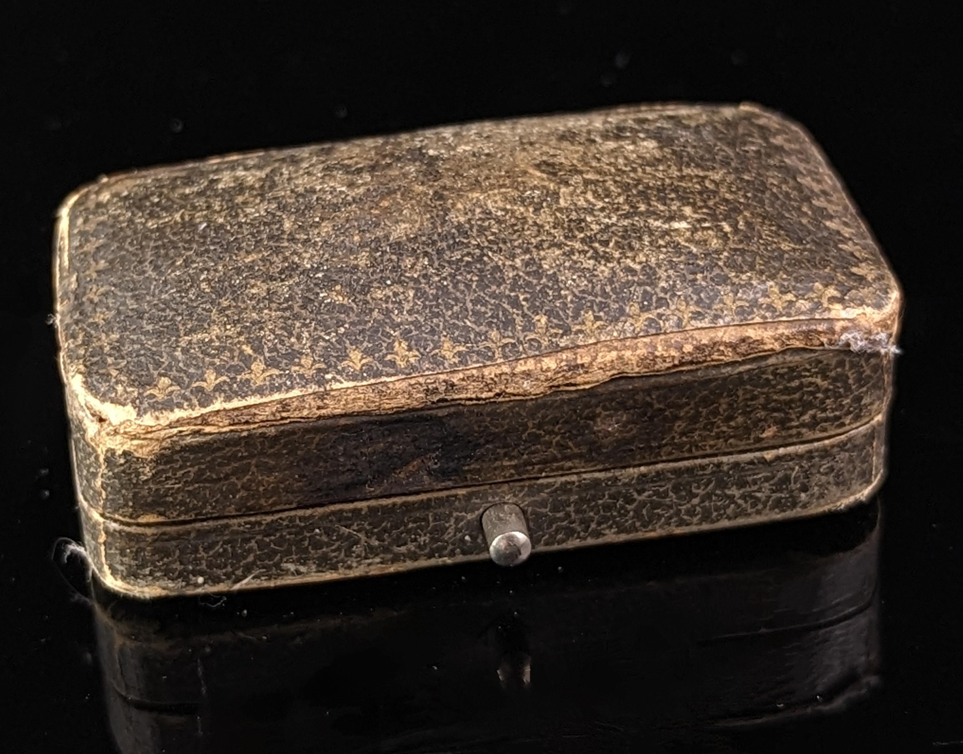 Antike Halbmond- und Sternbrosche, Saphir und Diamant, 15k Gold, Schachtel  Damen im Angebot