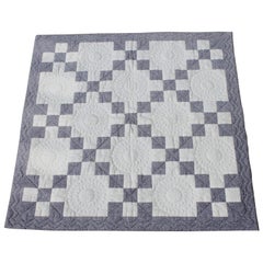 Antique Crib Quilt, Five Patch Pattern