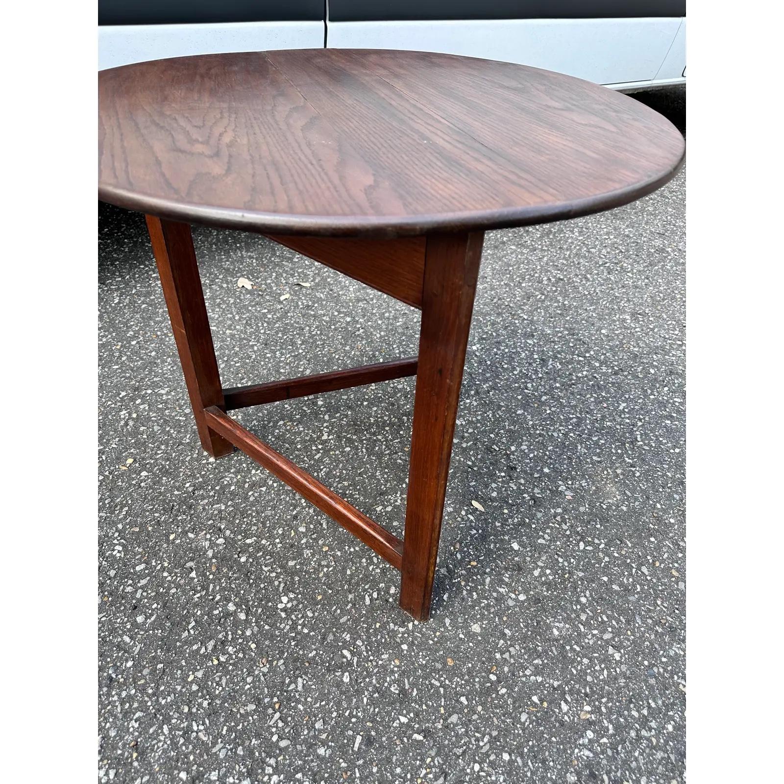 Hardwood Antique Cricket Table For Sale