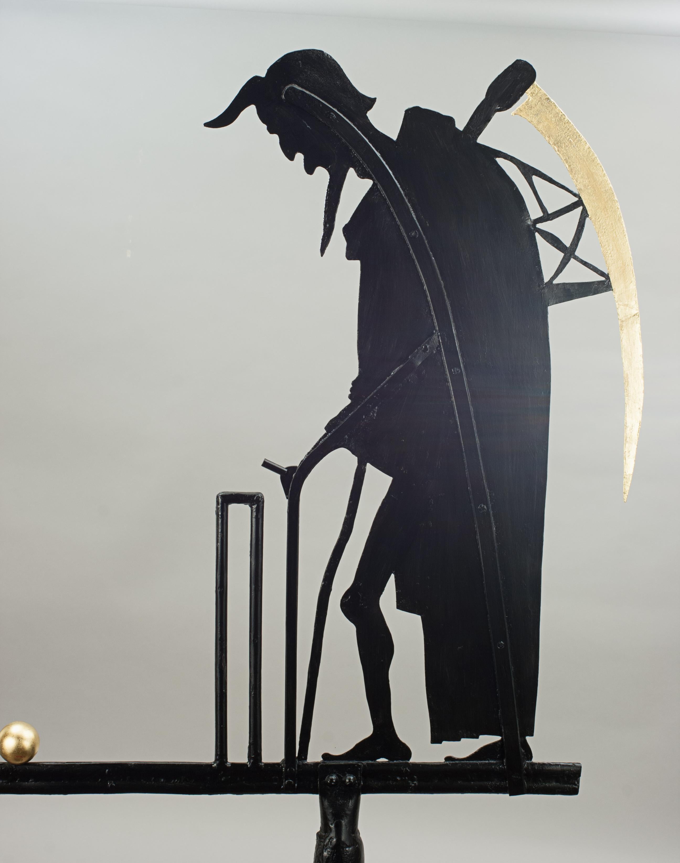 Girouette de cricket ancienne, Lords Father Time en vente 10
