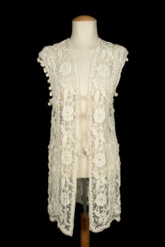 Antique crochet cardigan