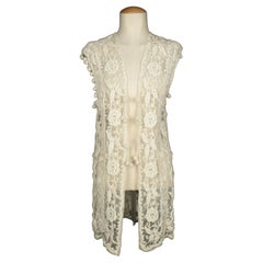 Antique crochet cardigan
