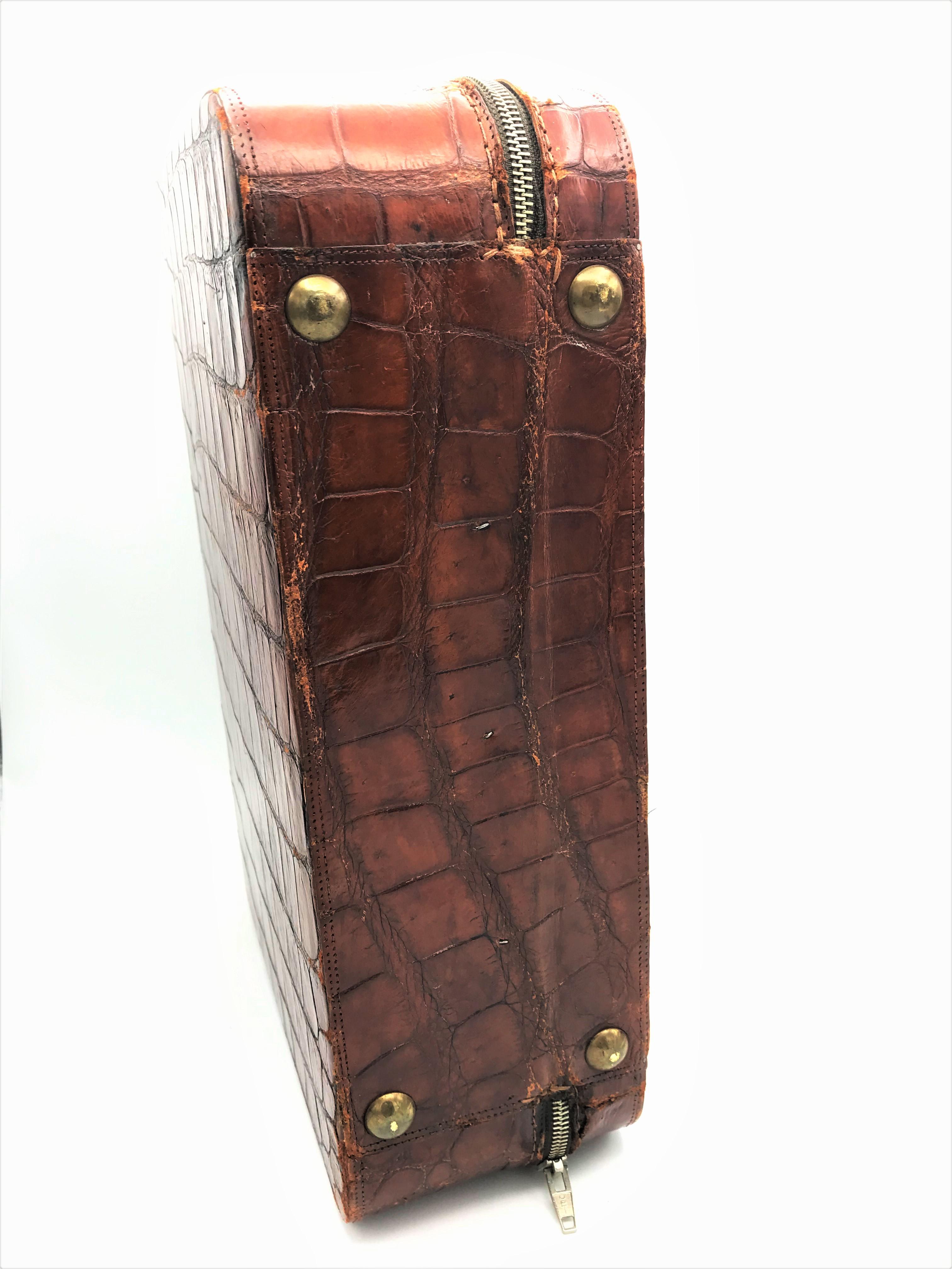 Antikes Krokodil-Schmuckkästchen aus dem 19. Jahrhundert, UK  im Angebot 7