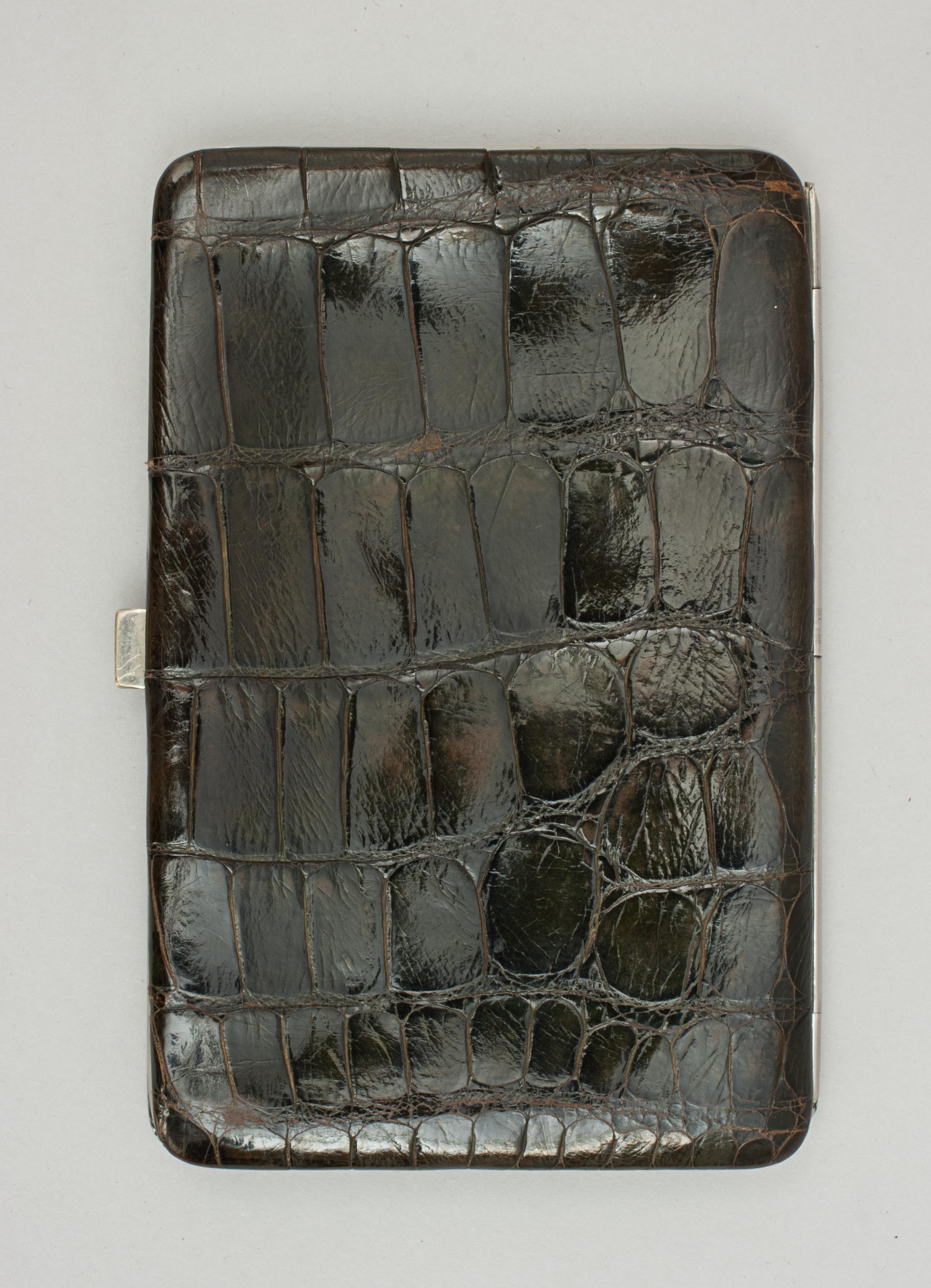 vintage crocodile wallet