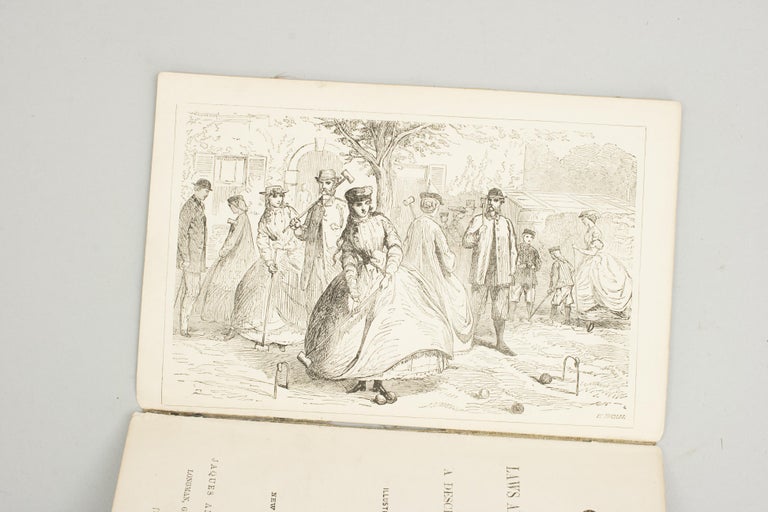 Antique Croquet Rules Book, Croquet by Jacques For Sale at 1stDibs