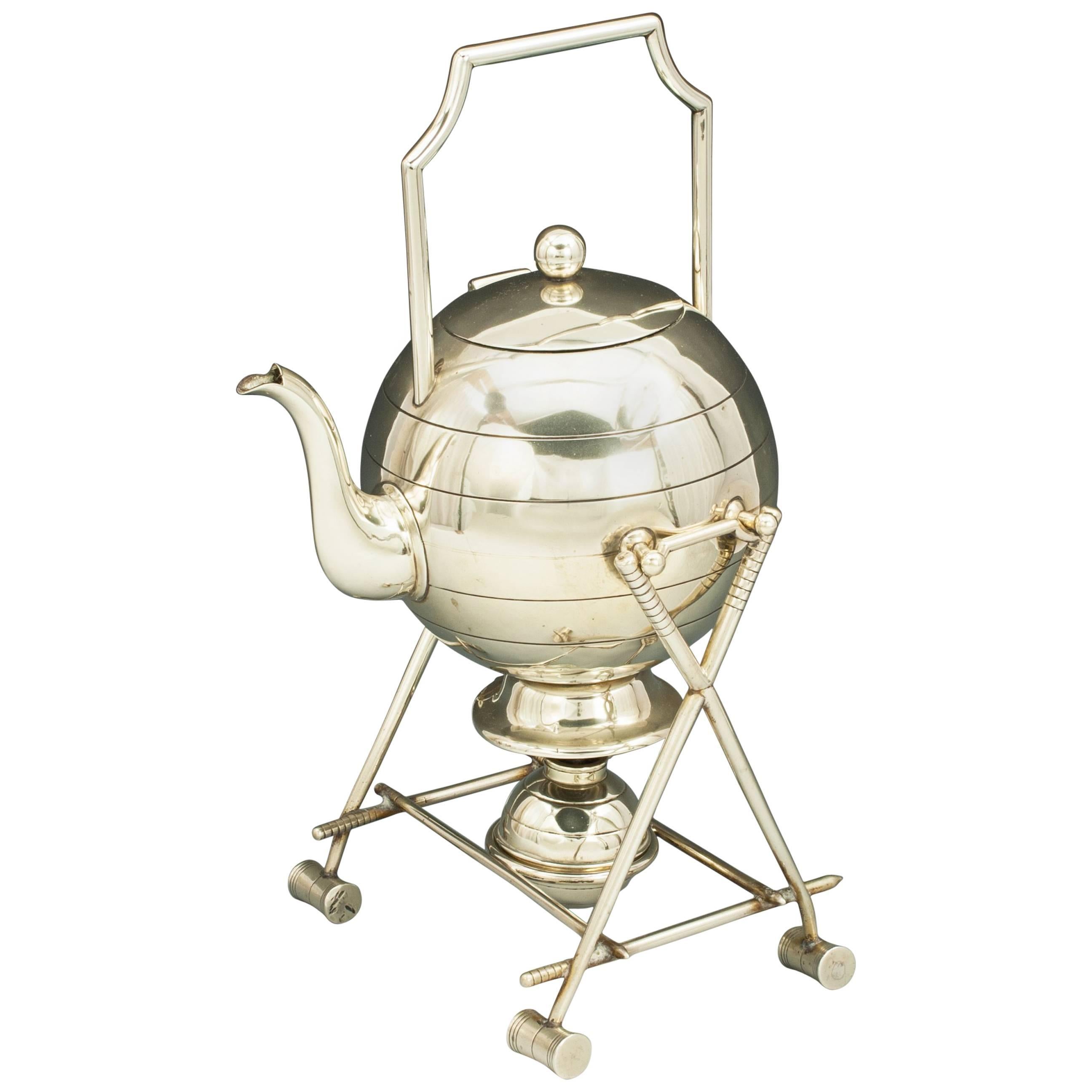 Antique Croquet Teapot