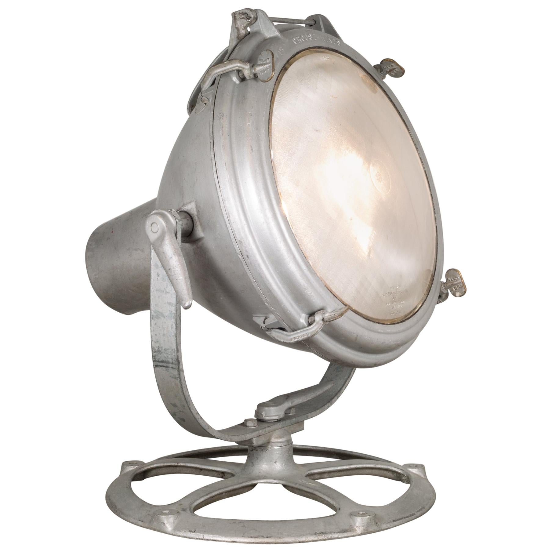 Details about   Antique Vintage Navy Maritime Industrial Crouse Hinds Spotlight Search Light 