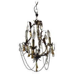Antique Crystal Chandelier, 19th C.