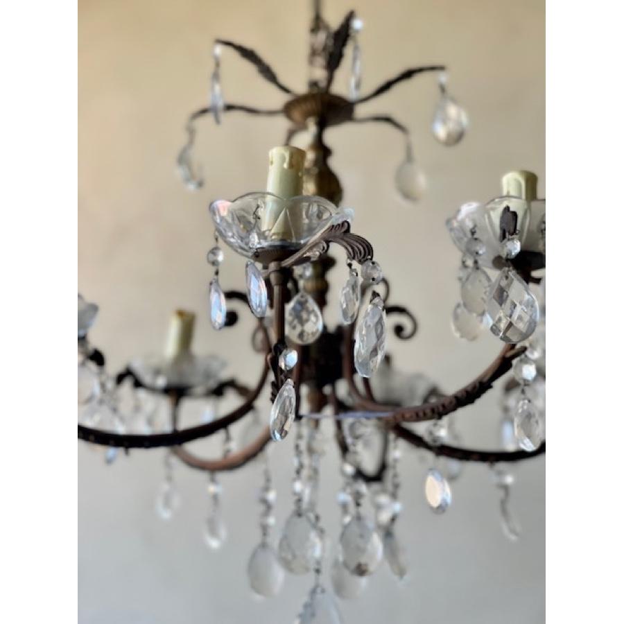 Antique Crystal Chandelier, 19th Century For Sale 1