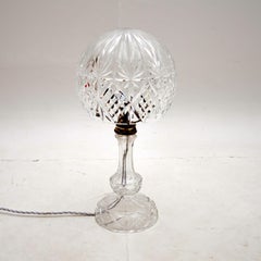 Antique Crystal Glass Table Lamp