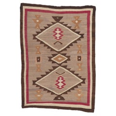 Antique Crystal Navajo Rug  Southwest Style Meets Native American
