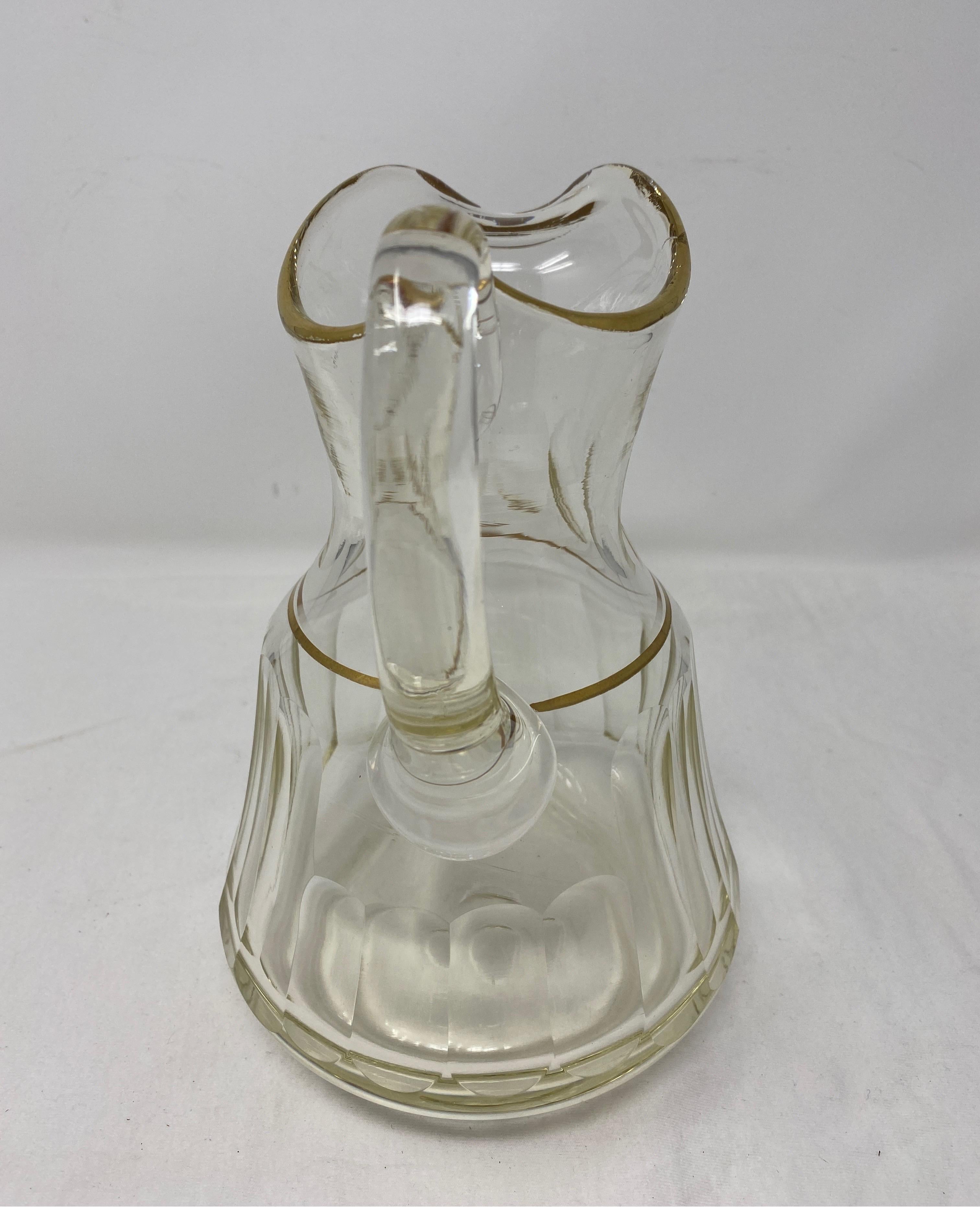 Antigua jarra de cristal, siglo XIX. 

5,5