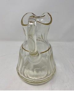 Antique Crystal Pitcher
