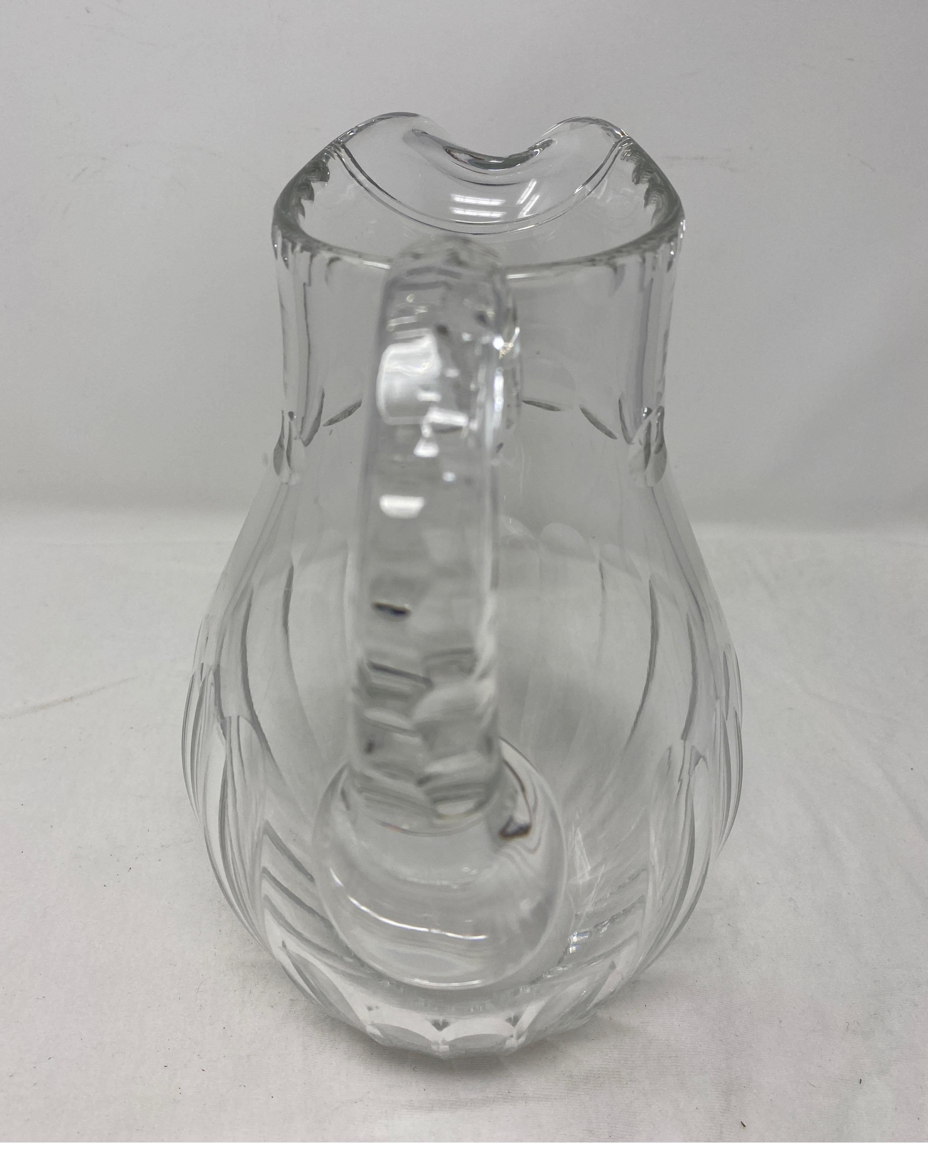 Antique crystal pitcher, 19th century.
5.5