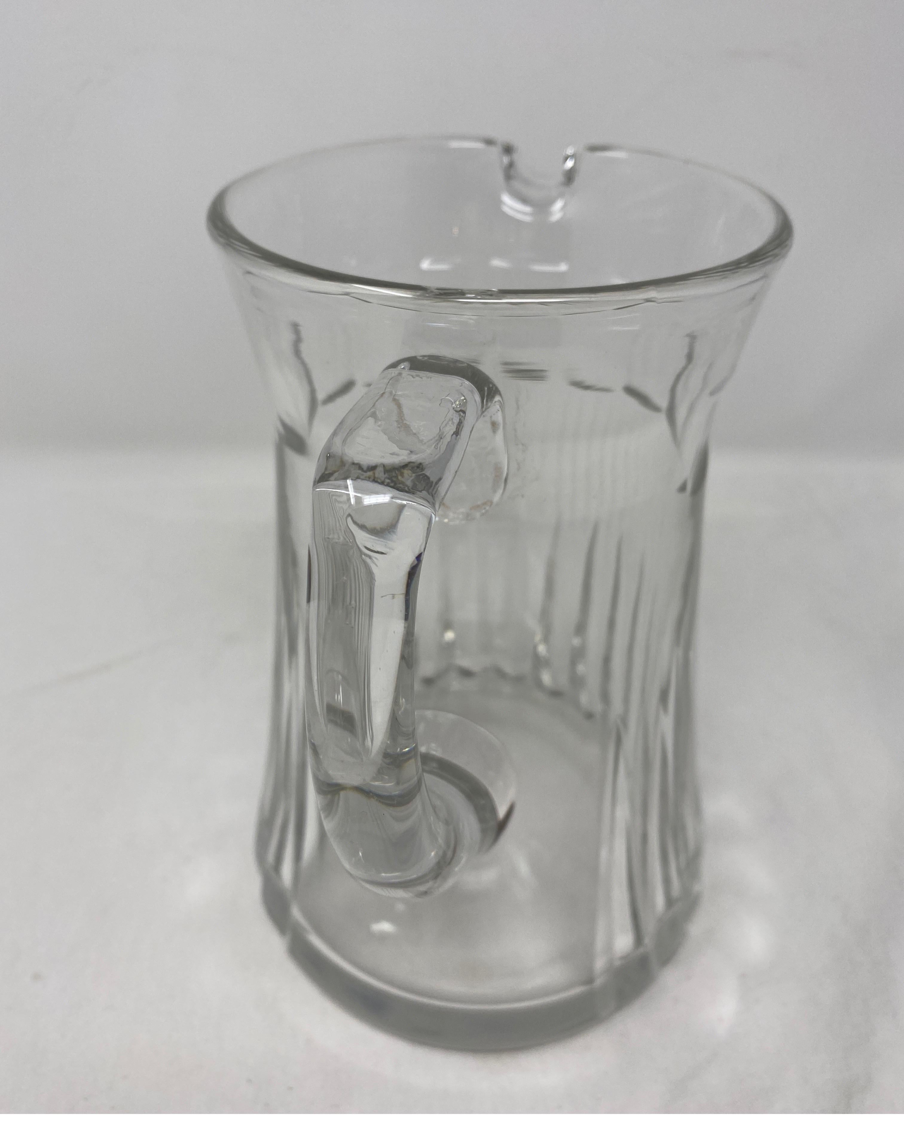 Antique crystal pitcher, 19th century.
6.5