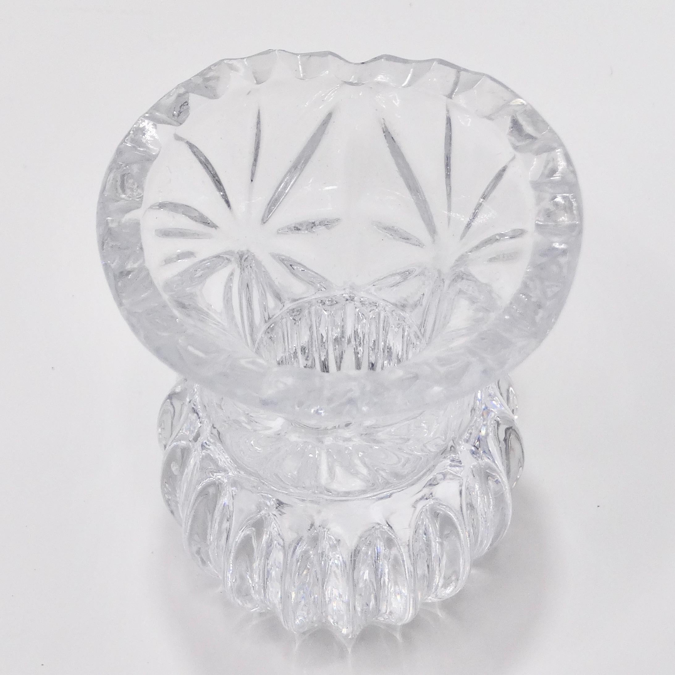 Antike Kristall- Zahnbügelhalter- und Silber-Servierzangen im Angebot 1