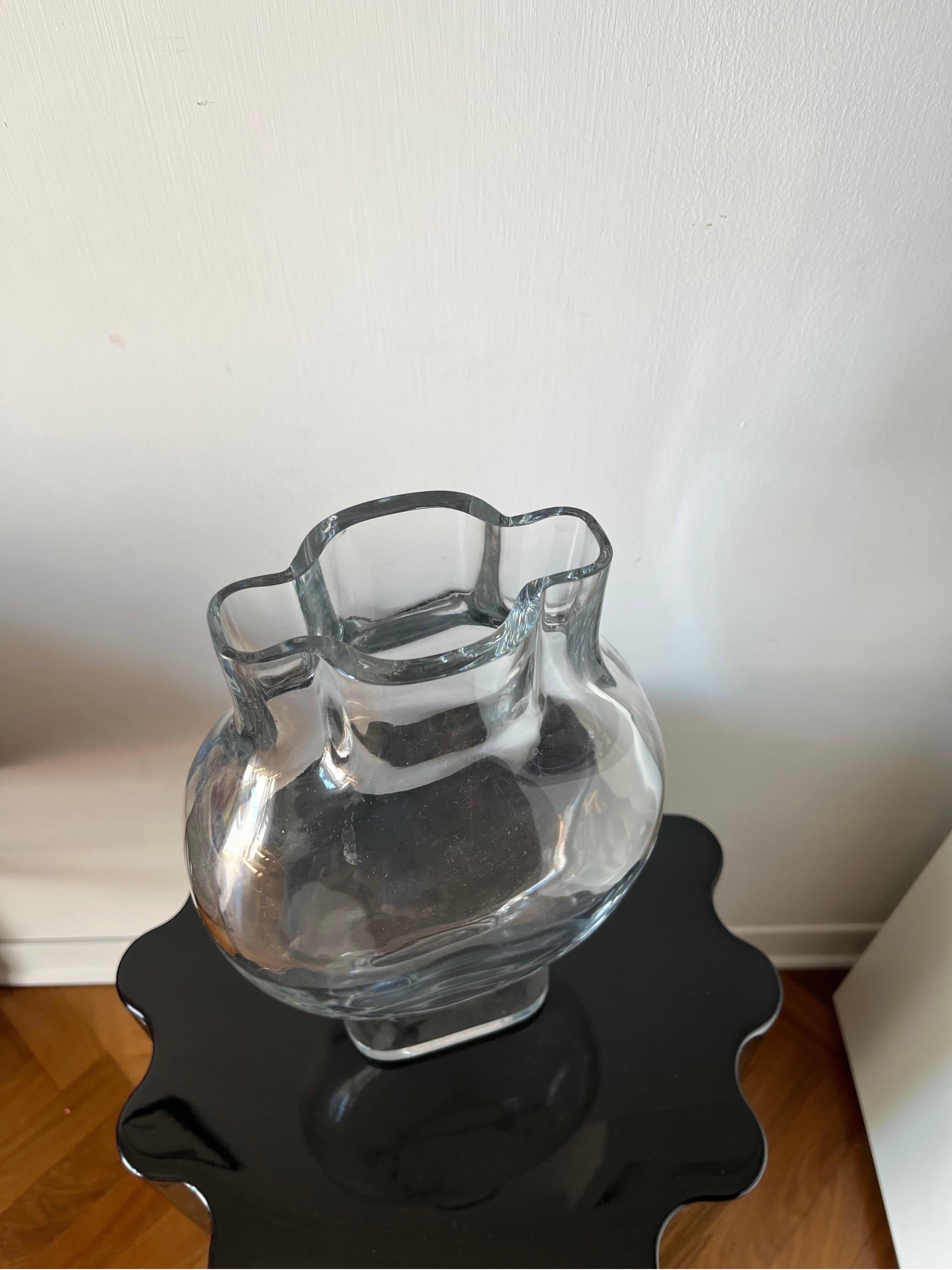 Vase en cristal ancien fabriqué en France dans les années 1950 - Art en vente 2