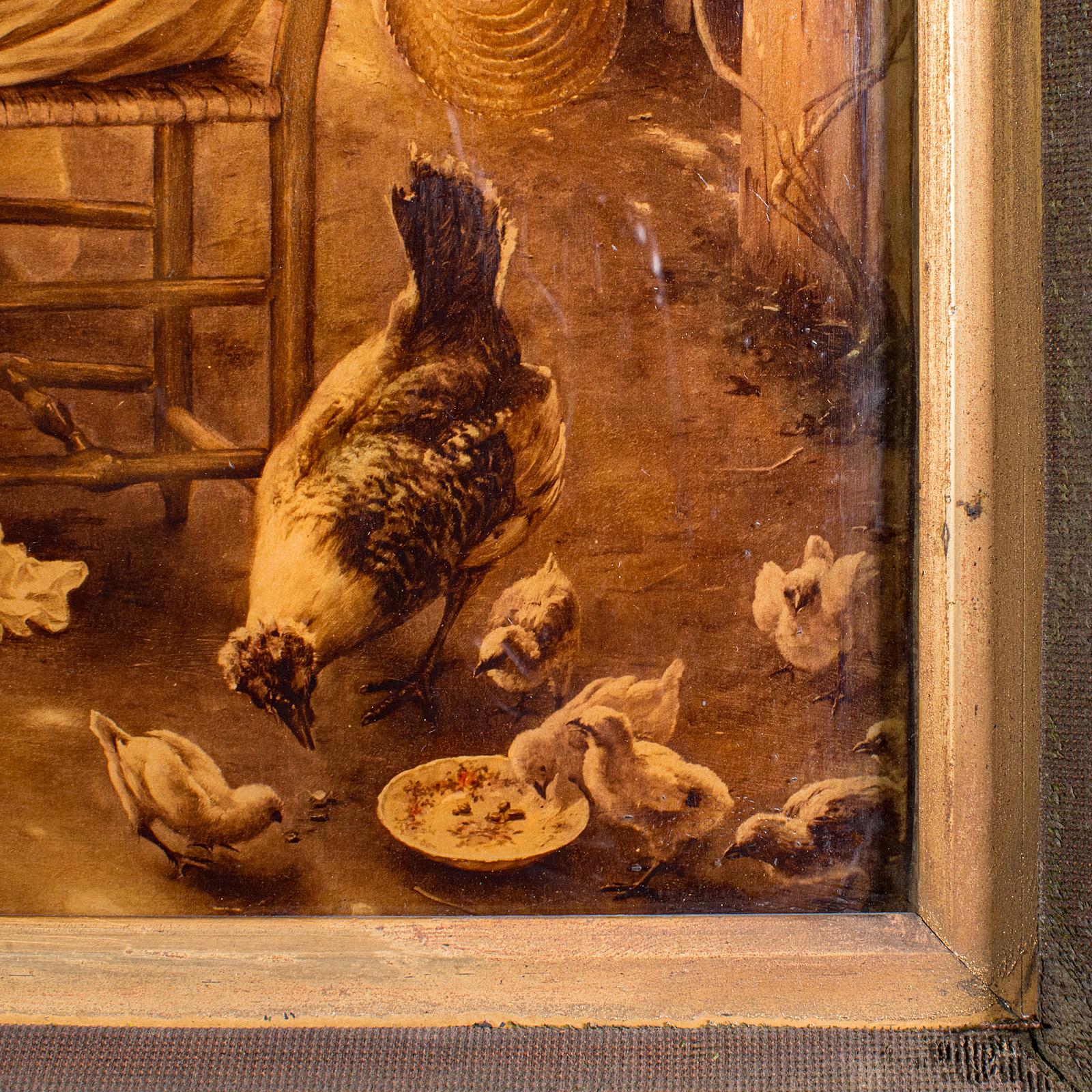 Antique Crystoleum Picture, German, Framed, Mezzotint Painting, Art, Victorian For Sale 4