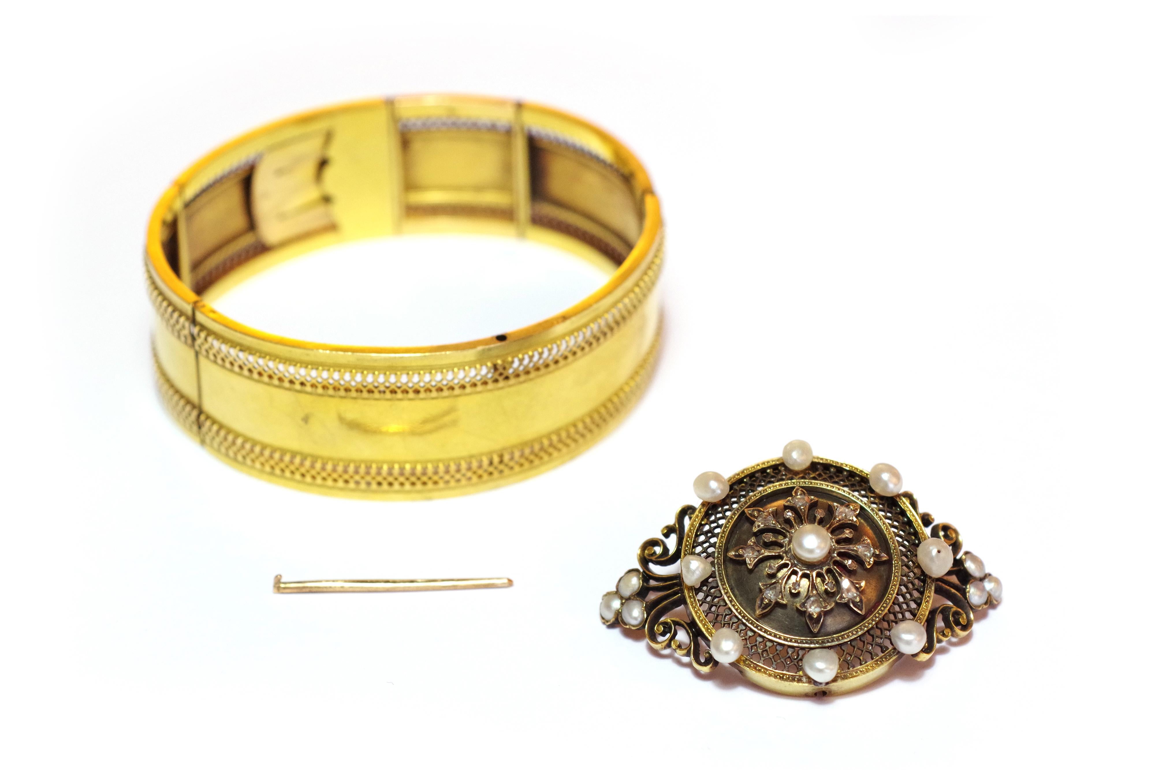 19th century convertible bracelet ring