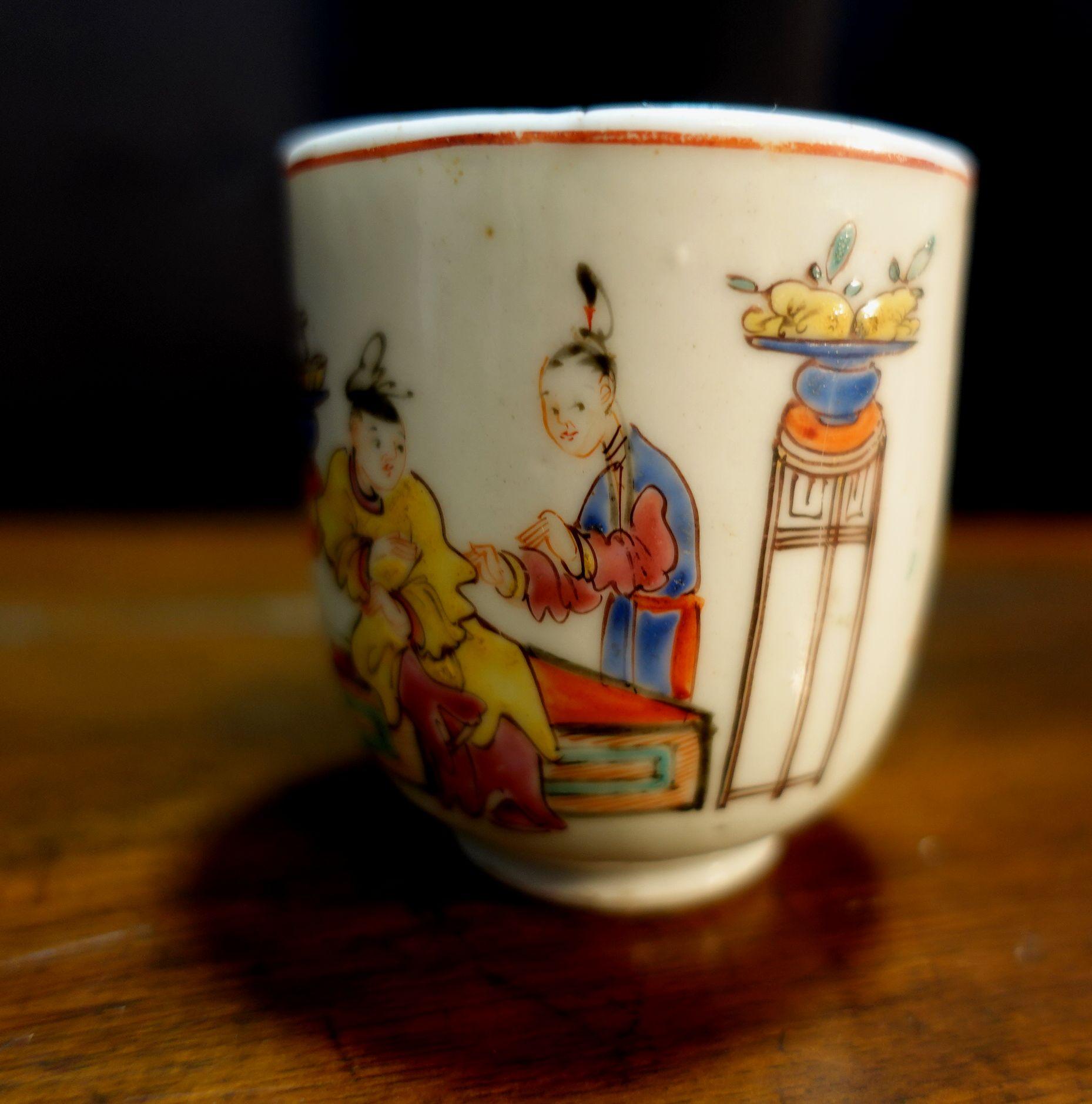 Hand-Painted Antique Cup from 18th Century China