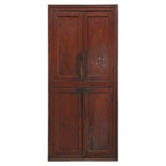 Antique Cupboard d'Irlande Grande Patina Peinture d'origine non restaurée, C1800's