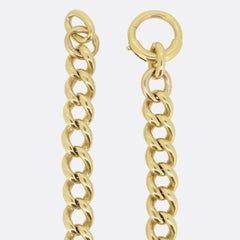 Antique Curb Chain Bracelet
