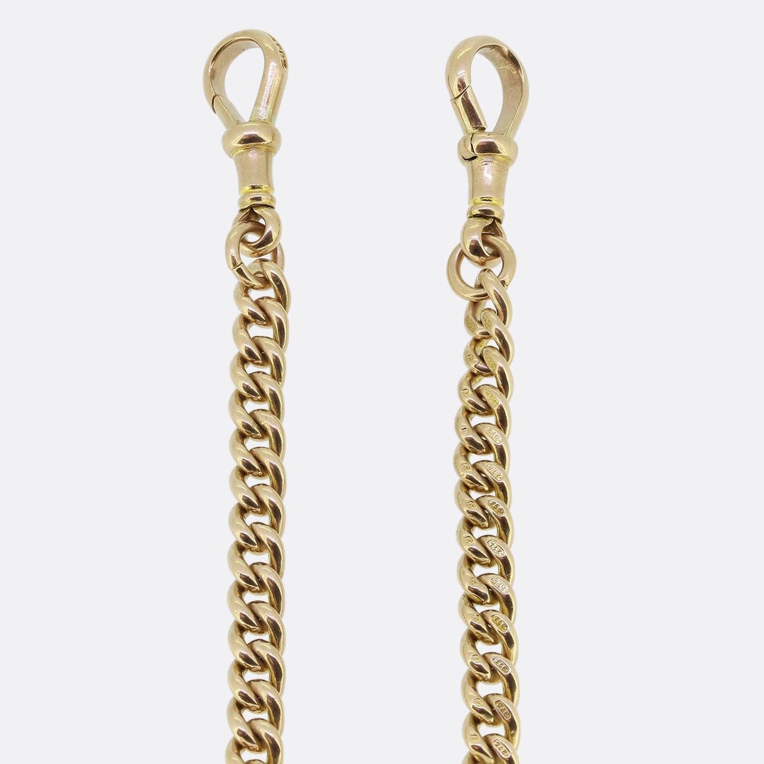 Edwardian Antique Curb Link Chain