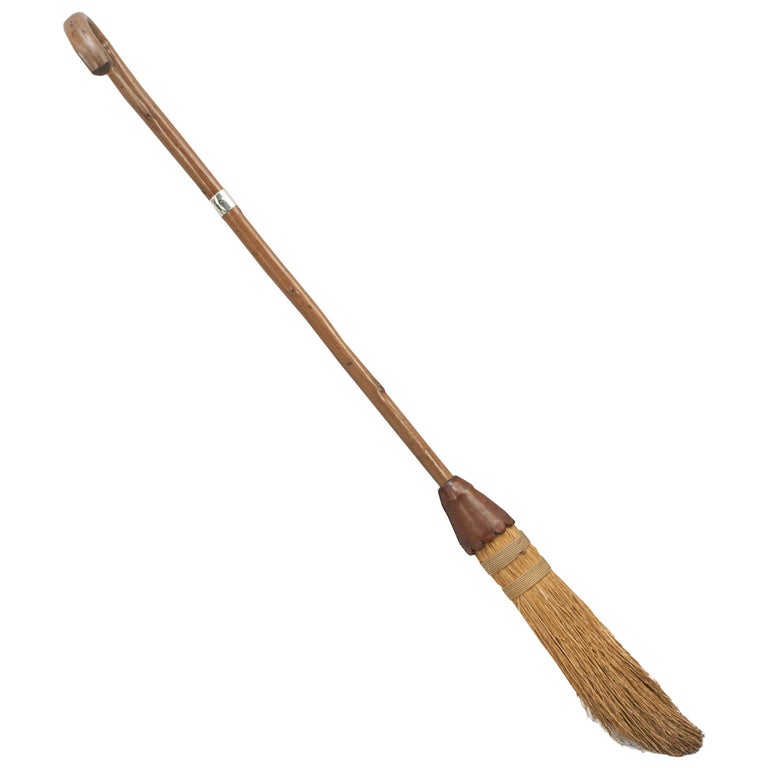 Antique Curling Brush, Broom, Curling Besom at 1stDibs