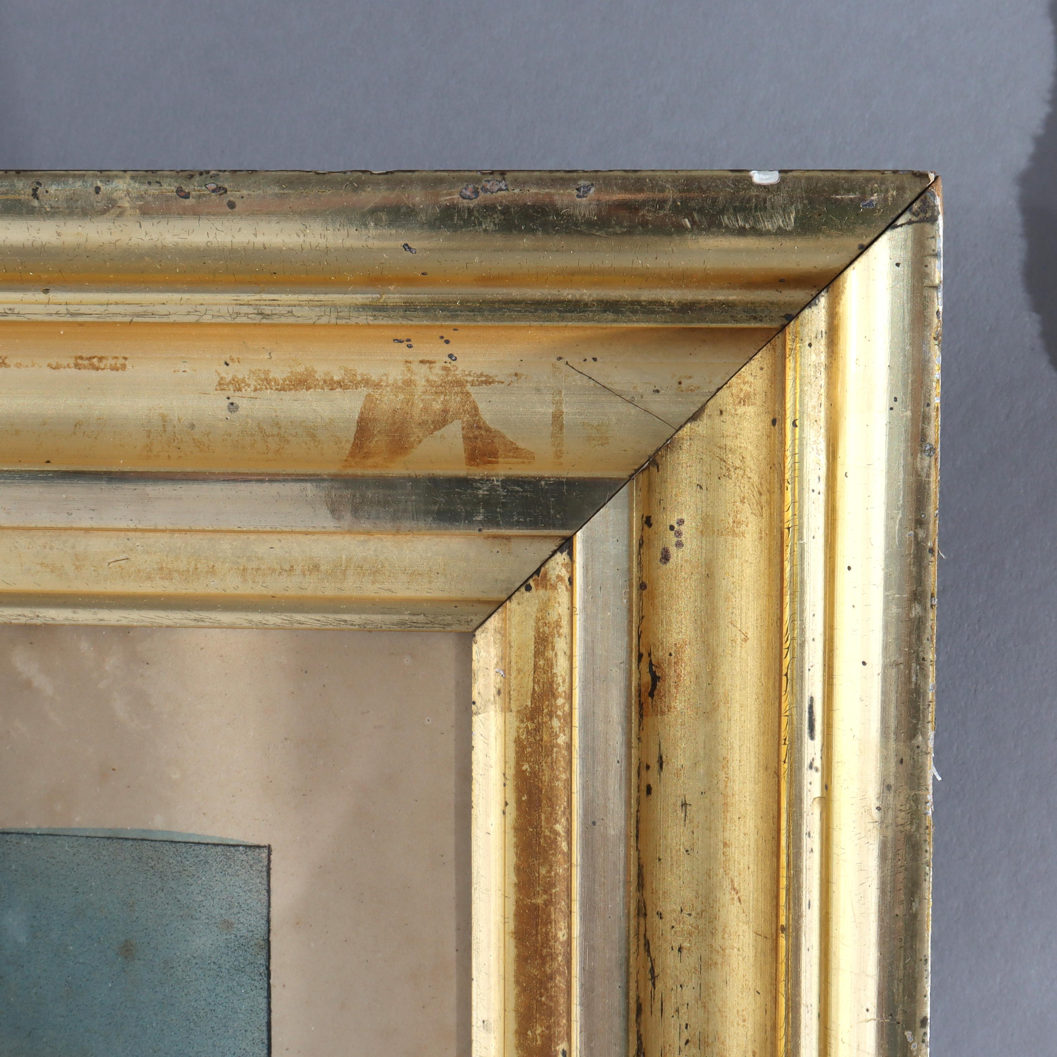 Lithographie ancienne de Currier & Ives 