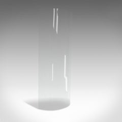 Antique Curved Glass Sheet, English, Victorian, Bow, Pane, 19th Century