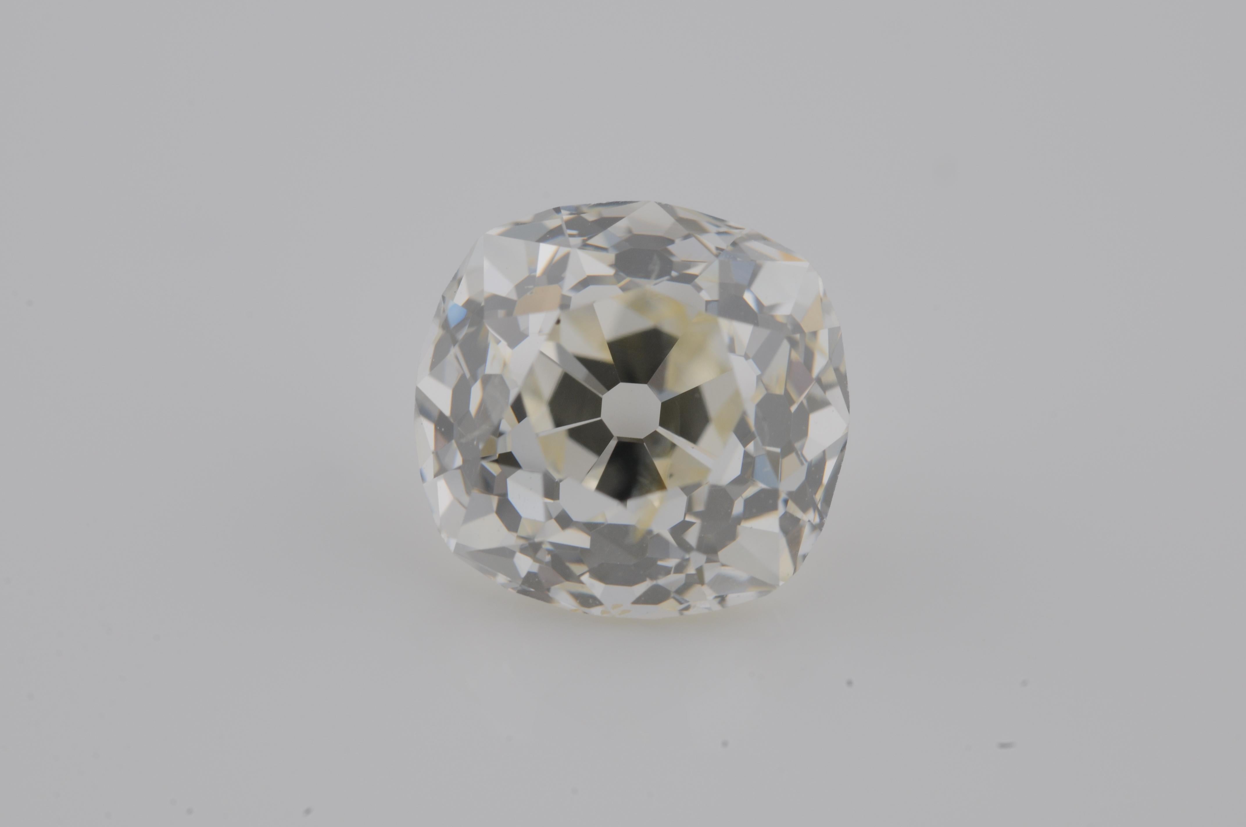 Antiker Diamant im Kissenschliff - 2,47ct im Angebot 7