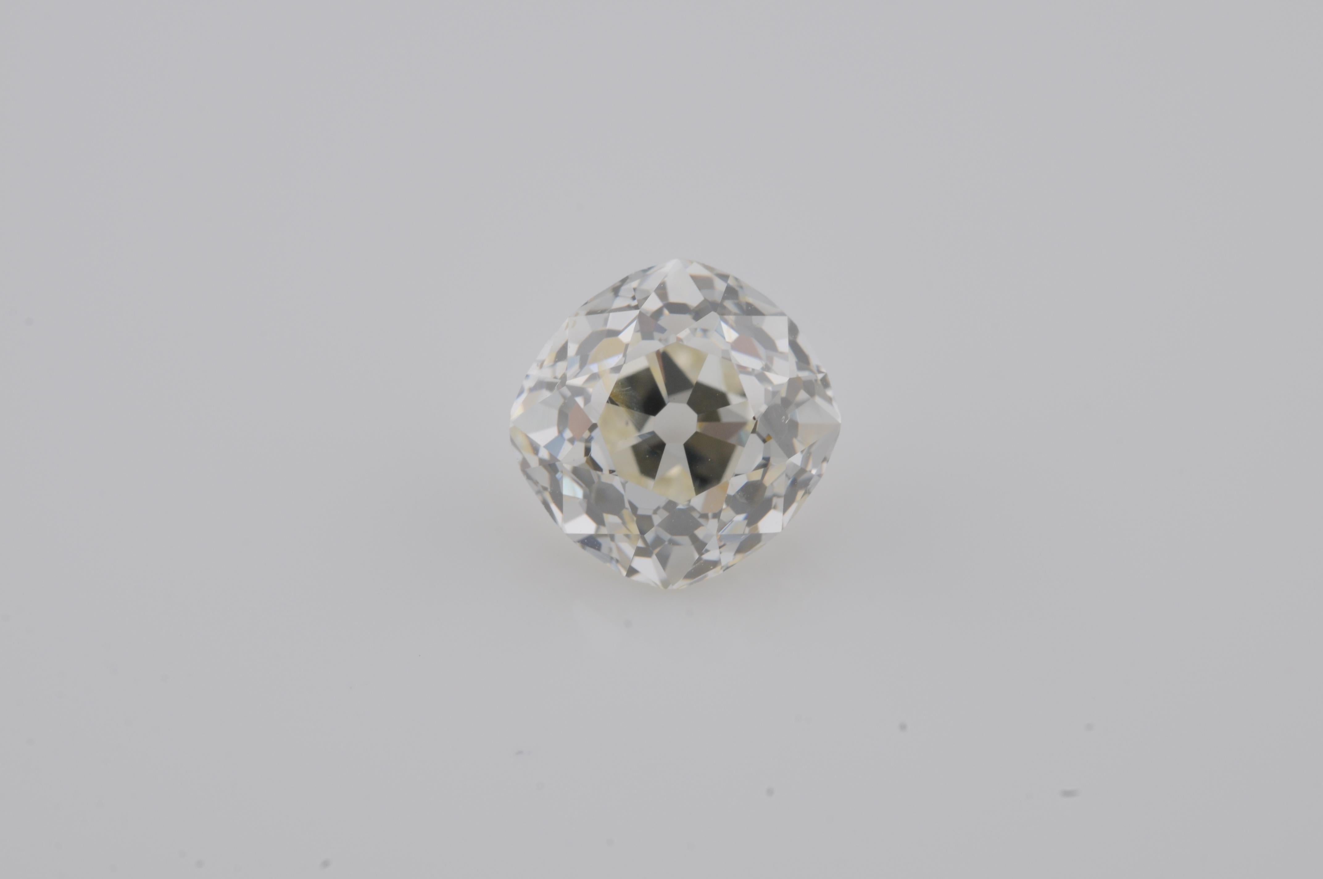 Antiker Diamant im Kissenschliff - 2,47ct im Zustand „Gut“ im Angebot in Berlin, BE