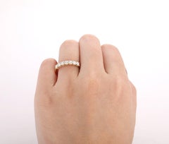 Antique Cushion Cut Moissanite Wedding Band 925 Sterling Silver Anniversary Gift