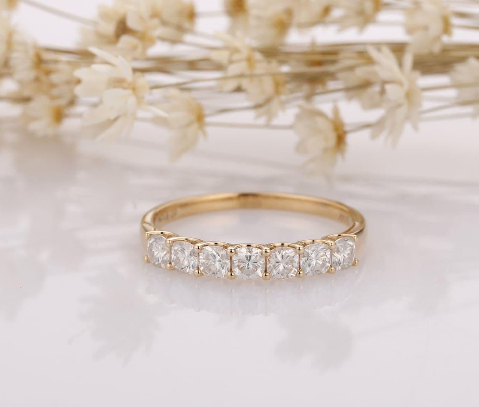 Art Deco Antique Cushion Cut Moissanite Wedding Band 925 Sterling Silver Anniversary Gift For Sale