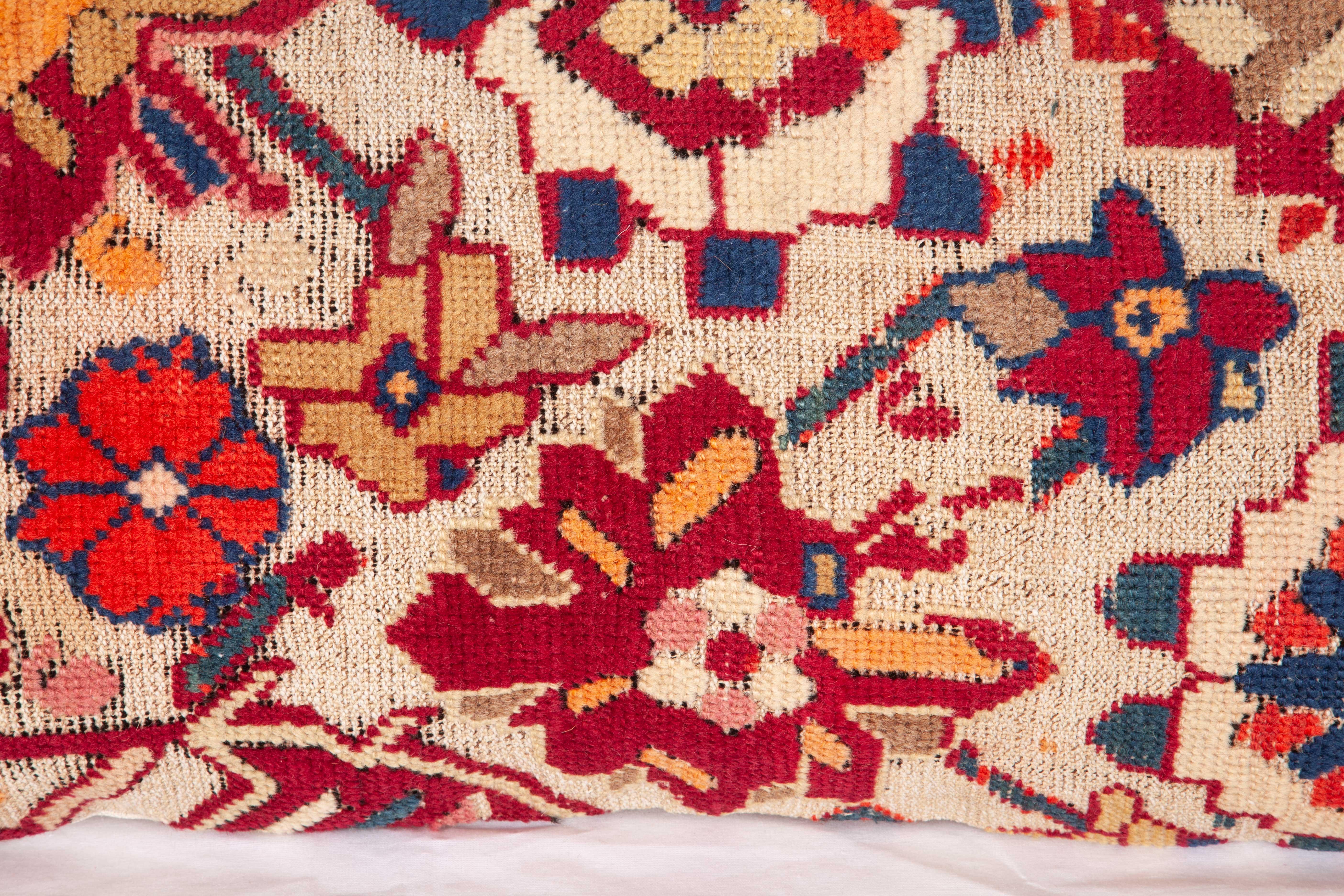Antique Cushion / Pillow Case Fashioned from an Armenian Shusha Rug (Armenisch)