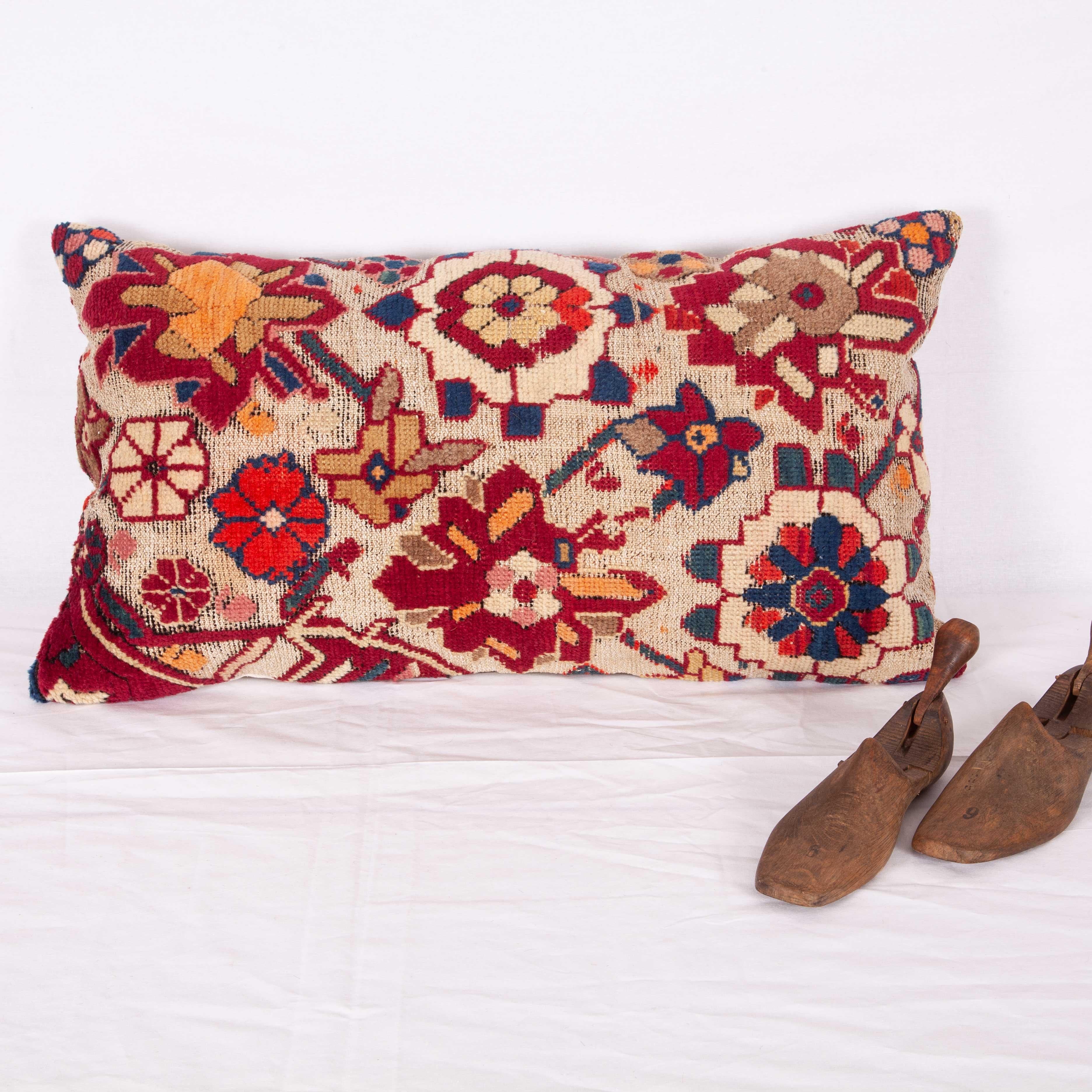 Antique Cushion / Pillow Case Fashioned from an Armenian Shusha Rug (Handgewebt)