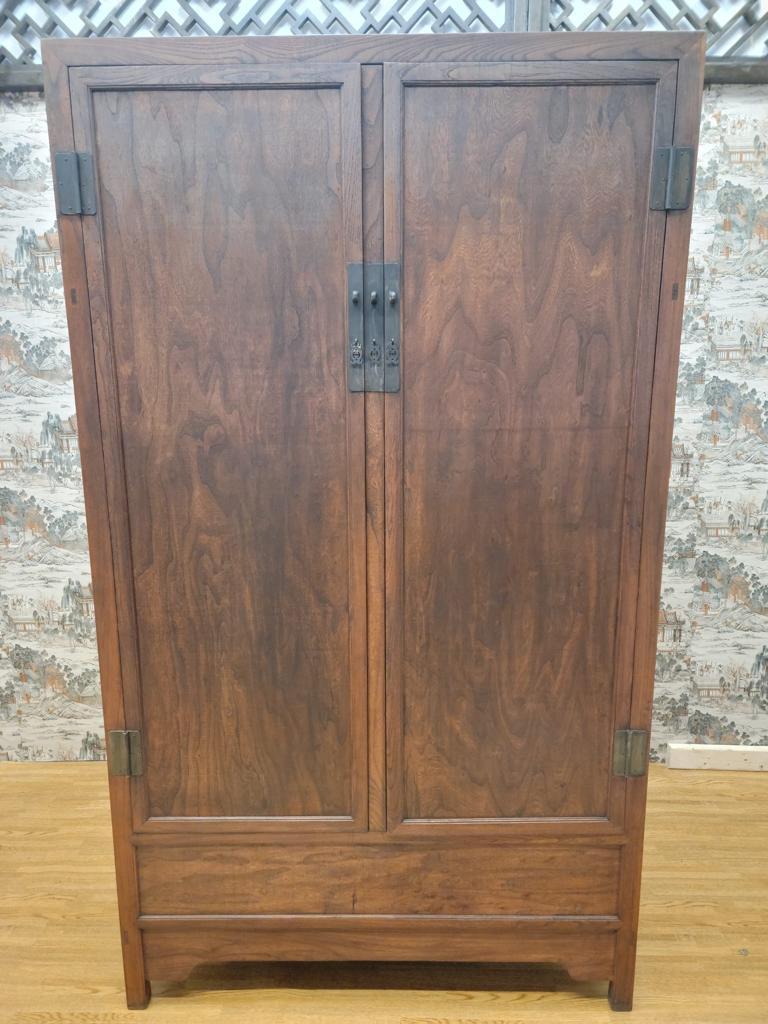 Antique Custom Shanxi Province Elmwood Cabinet - Pair For Sale 3