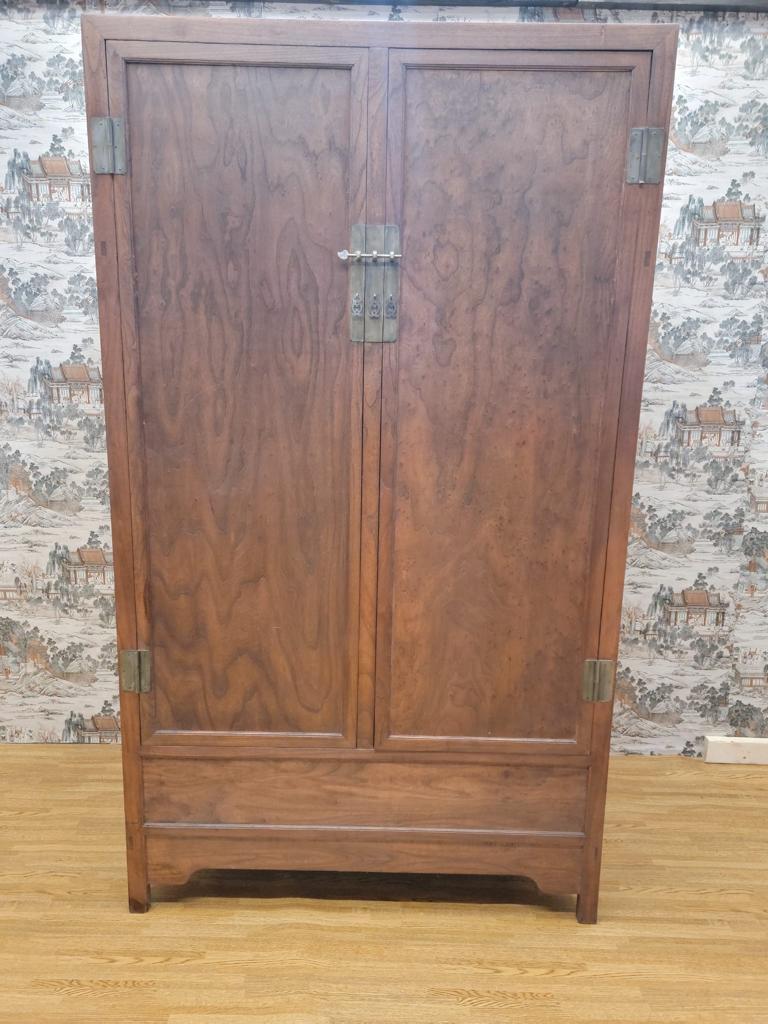 Antique Custom Shanxi Province Elmwood Cabinet - Pair For Sale 5