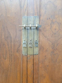 Antique Custom Shanxi Province Elmwood Cabinet - Pair