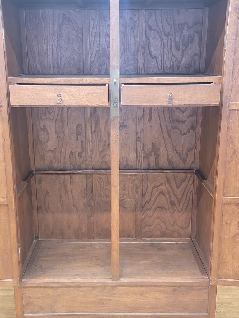 Antique Custom Shanxi Province Elmwood Cabinet - Pair For Sale 2