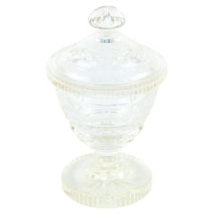 Antique Cut Glass Jar