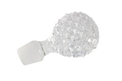 Antique Cut Glass Ships Decanter