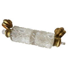 Antique Cut Glass Victorian Scent Bottle Double Ended