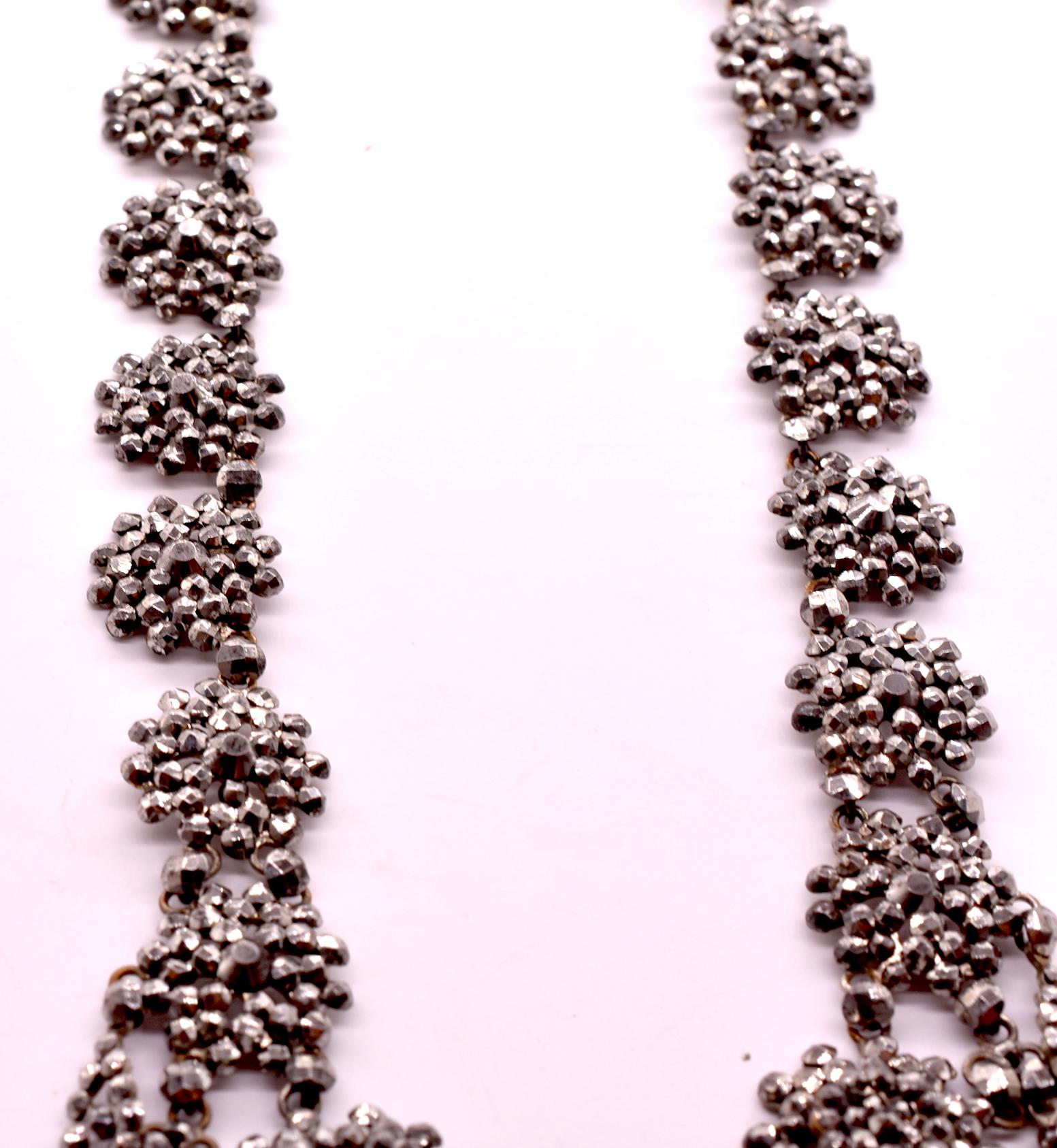 Women's Antique Cut Steel Necklace