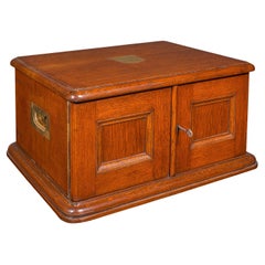 Antique Cutlery Canteen, English, Oak, Flatware Chest, Walker & Hall, Edwardian