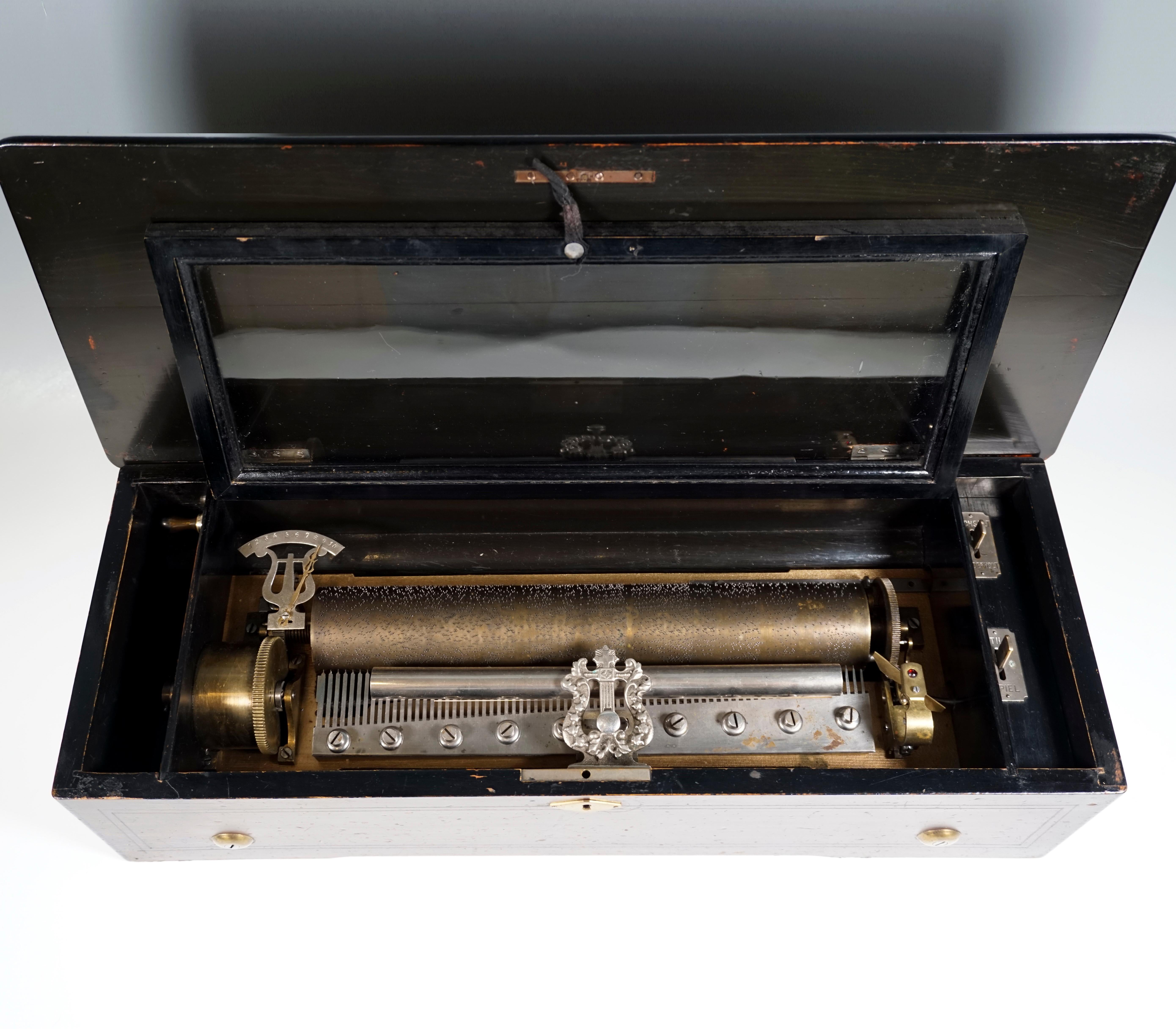antique musical box