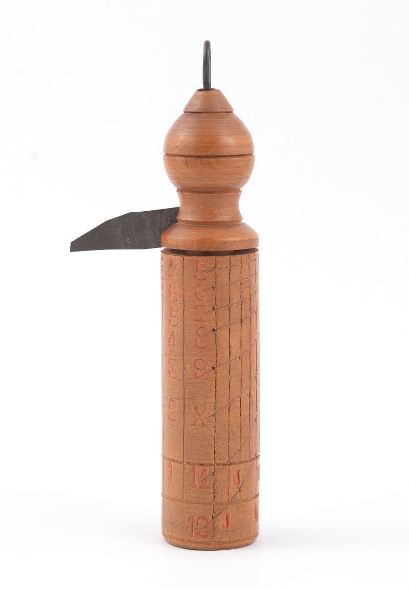 Late Victorian Antique Cylinder Sundial Late 19th Century  For Sale