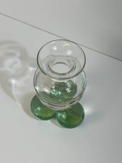 Antique Czech Glass Bud Vase, Harrach “Soap Bubble”, 1900s