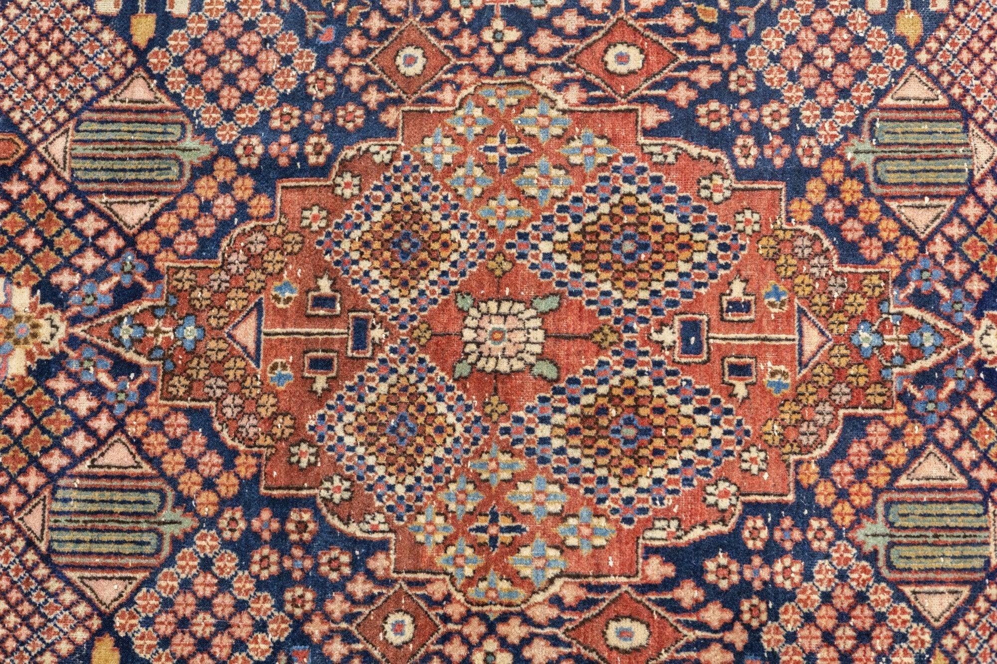 Tapis ancien Dabir Kashan 4'2'' x 6'5'' en vente 4